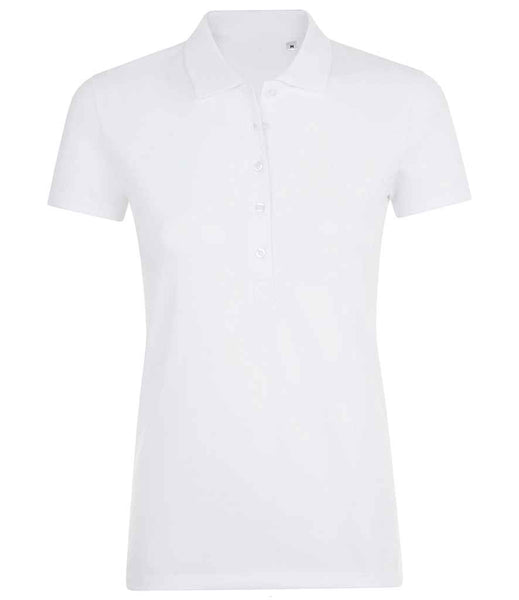 SOL'S Ladies Phoenix Piqué Polo Shirt | 01709 | White