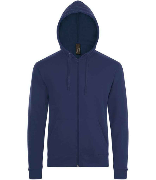 SOL'S Stone Zip Hooded Sweatshirt | 01714 | French Navy