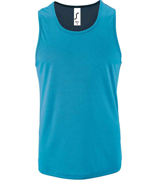 SOL'S Sporty Performance Tank Top | 02073 | Aqua