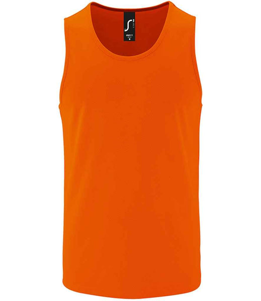 SOL'S Sporty Performance Tank Top | 02073 | Neon Orange
