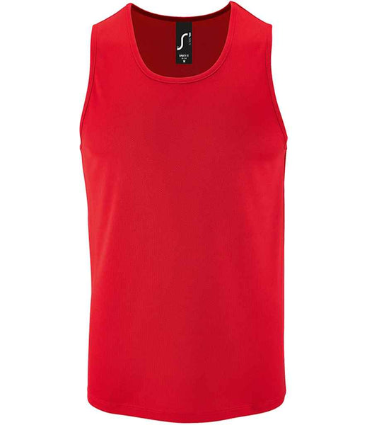 SOL'S Sporty Performance Tank Top | 02073 | Red