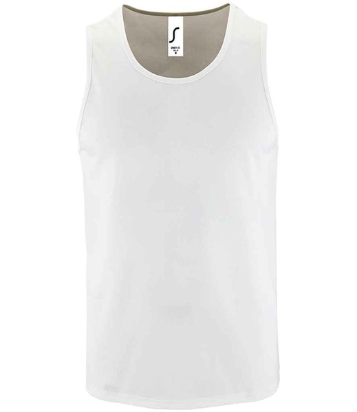 SOL'S Sporty Performance Tank Top | 02073 | White