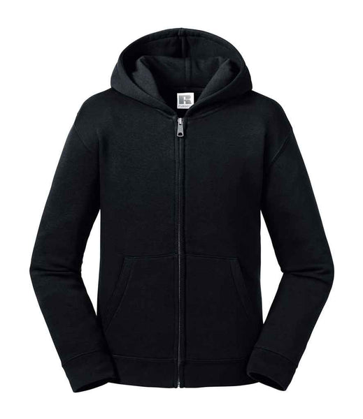 Russell Kids Authentic Zip Hooded Sweatshirt | 266B | Black