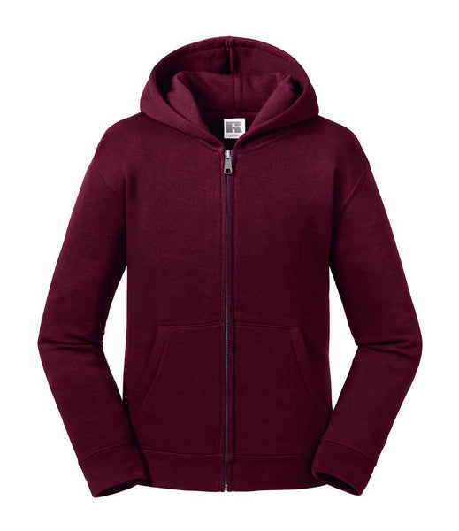 Russell Kids Authentic Zip Hooded Sweatshirt | 266B | Burgundy