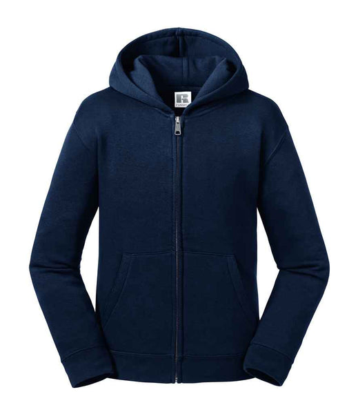 Russell Kids Authentic Zip Hooded Sweatshirt | 266B | French Navy