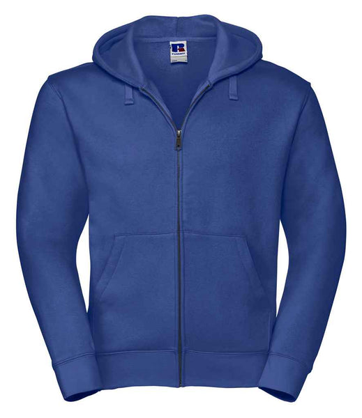 Russell Mens Authentic Zip Hooded Sweatshirt | 266M | Royal Blue