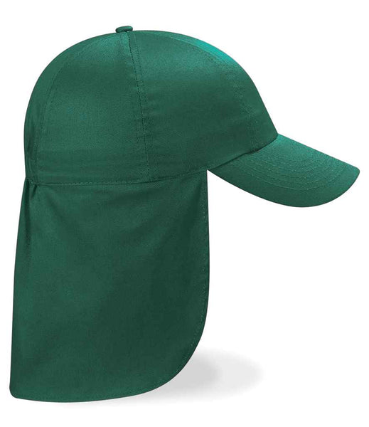 Beechfield Kids Legionnaire Style Cap | BB11B | Bottle Green