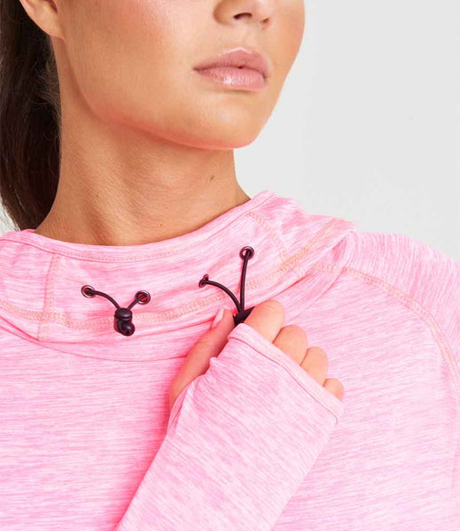 JC038 Electric Pink Melange Model