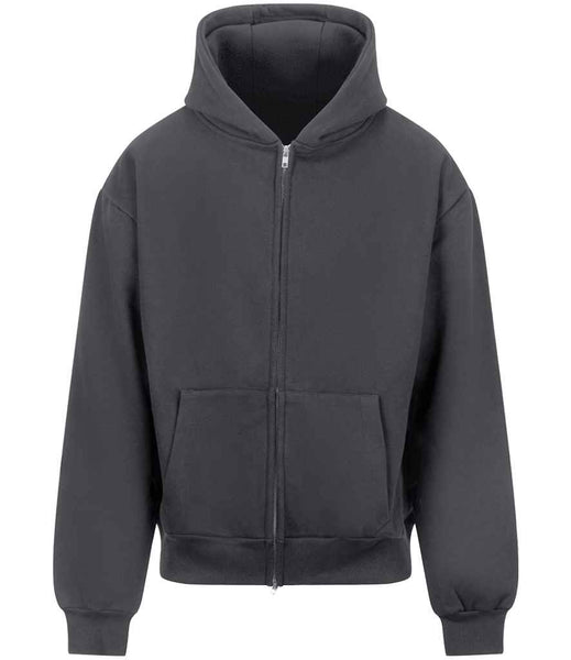 AWDis Signature Heavyweight Zoodie | JH125 | Solid Charcoal Front