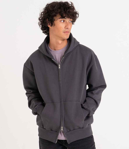 AWDis Signature Heavyweight Zoodie | JH125 | Solid Charcoal Model