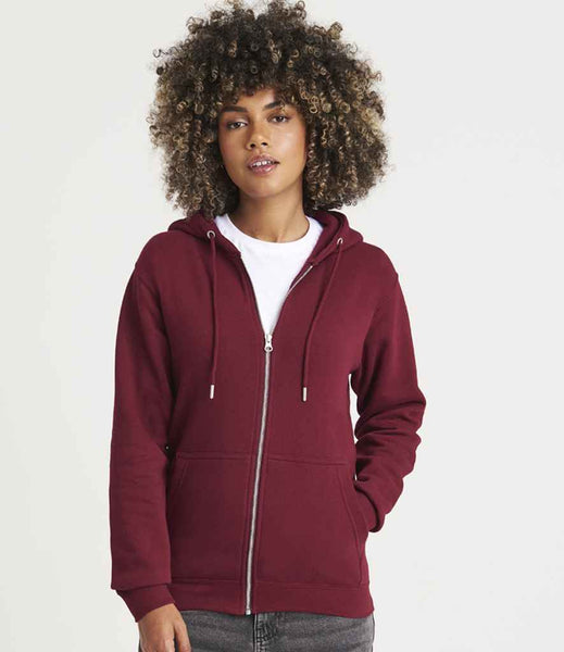 AWDis Organic Zoodie | JH250 | Burgundy Model
