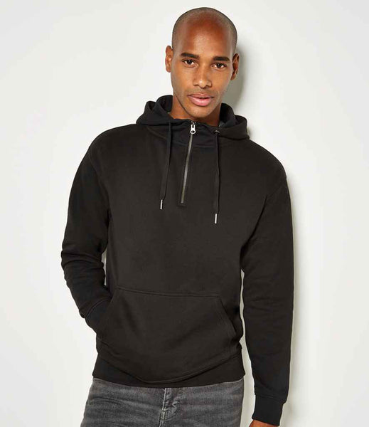 Kustom Kit 1/4 Zip Hoodie | KK336 | Black