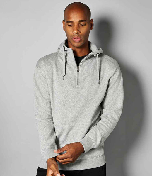 Kustom Kit 1/4 Zip Hoodie | KK336 | Heather Grey