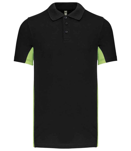 KB232 Black/Lime Green Front