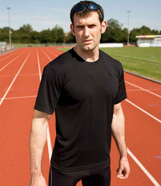 Spiro Quick Dry Performance T-Shirt | SR253M | Black