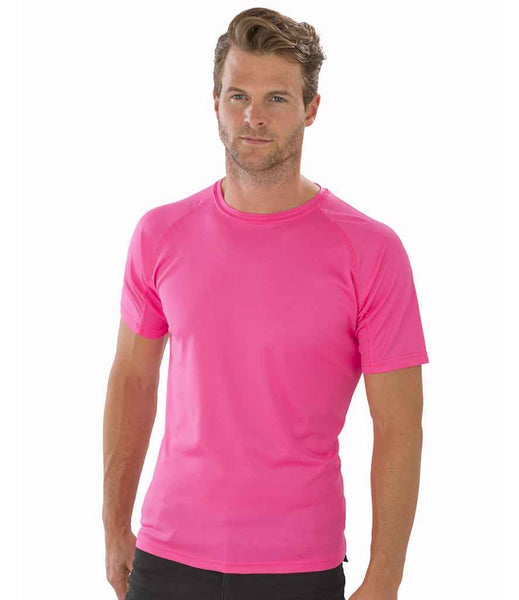 Spiro Impact Performance Aircool T-Shirt | SR287 | Flourescent Pink