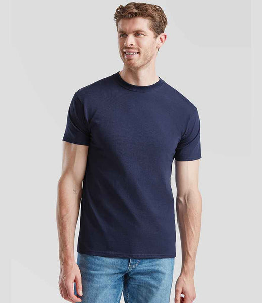 Fruit of the Loom Super Premium T-Shirt | SS10 | Navy