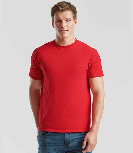 Fruit of the Loom Super Premium T-Shirt | SS10 | Red