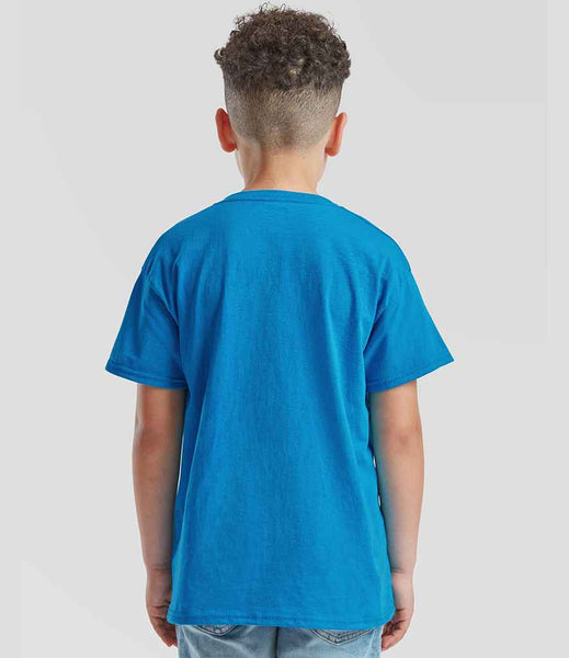 Fruit of the Loom Kids Original T-Shirt | SS12B | Azure Blue