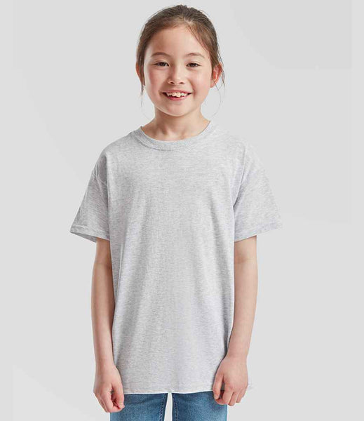 Fruit of the Loom Kids Original T-Shirt | SS12B | Heather Grey