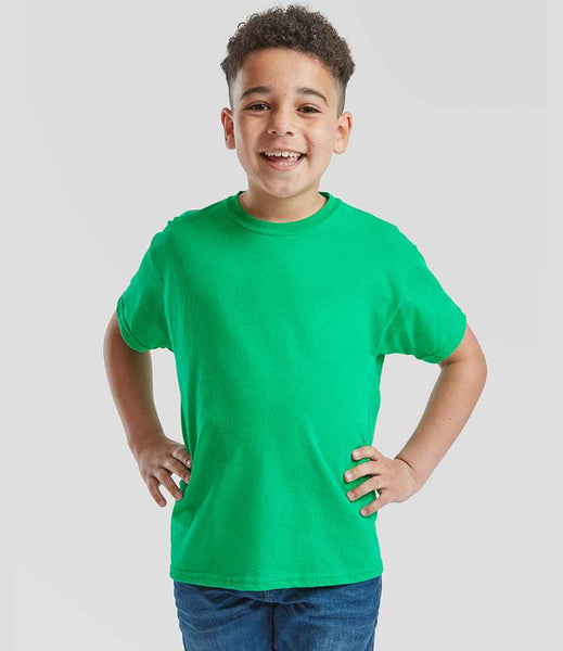 Fruit of the Loom Kids Original T-Shirt | SS12B | Kelly Green