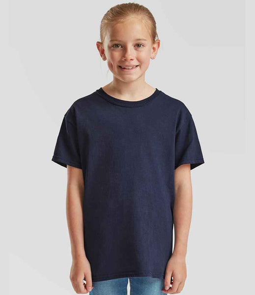 Fruit of the Loom Kids Original T-Shirt | SS12B | Navy