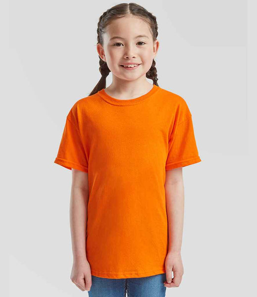 Fruit of the Loom Kids Original T-Shirt | SS12B | Orange