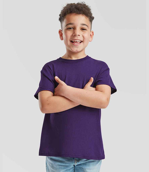 Fruit of the Loom Kids Original T-Shirt | SS12B | Purple