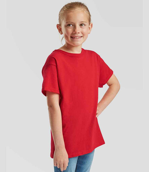 Fruit of the Loom Kids Original T-Shirt | SS12B | Red