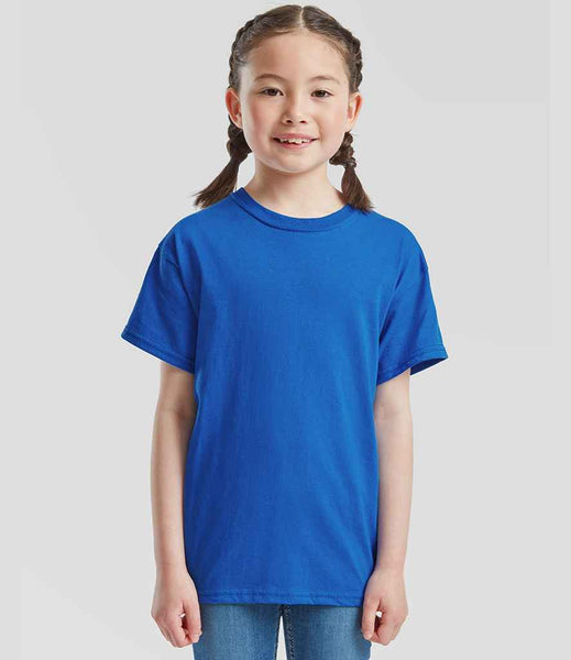 Fruit of the Loom Kids Original T-Shirt | SS12B | Royal Blue