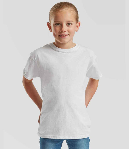 Fruit of the Loom Kids Original T-Shirt | SS12B | White