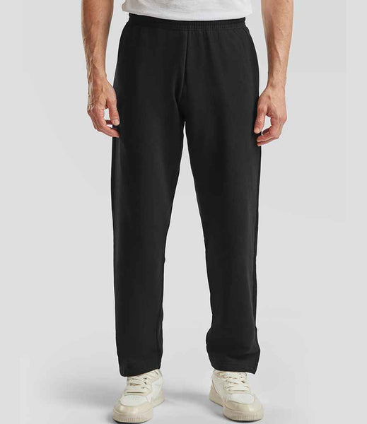 Fruit of the Loom Classic Open Hem Jog Pants | SS13 | Black