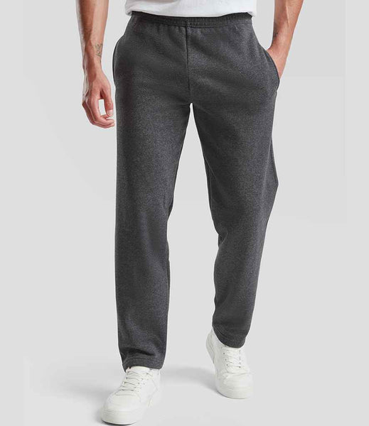 Fruit of the Loom Classic Open Hem Jog Pants | SS13 | Dark Heather