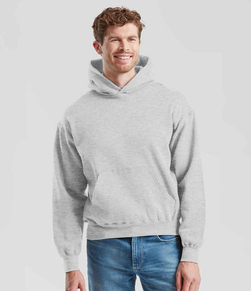 Fruit of the Loom Supercotton Hooded Sweatshirt | SS142 | Athletic Heather