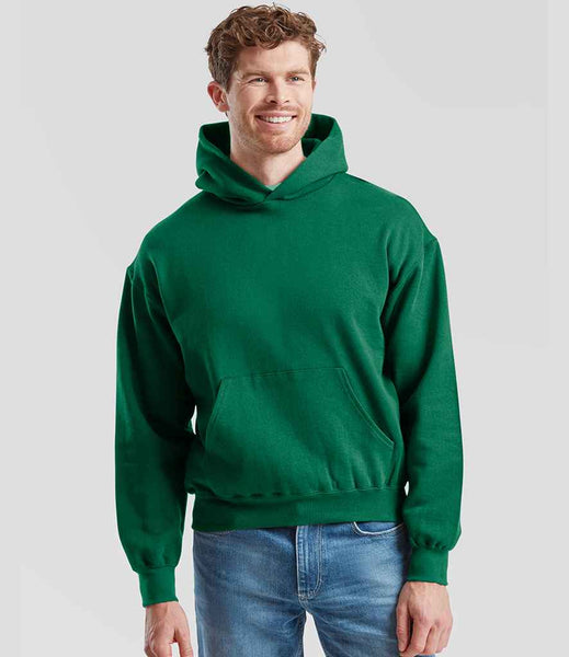 Fruit of the Loom Supercotton Hooded Sweatshirt | SS142 | College Green