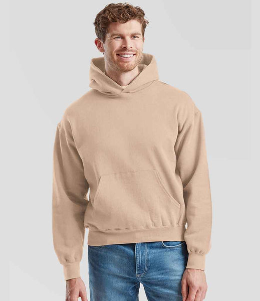 Fruit of the Loom Supercotton Hooded Sweatshirt | SS142 | Desert Sand