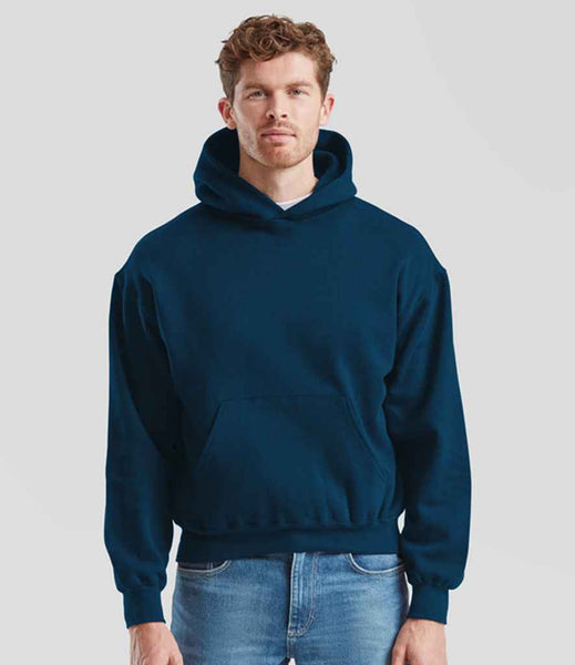 Fruit of the Loom Supercotton Hooded Sweatshirt | SS142 | Mountain Blue