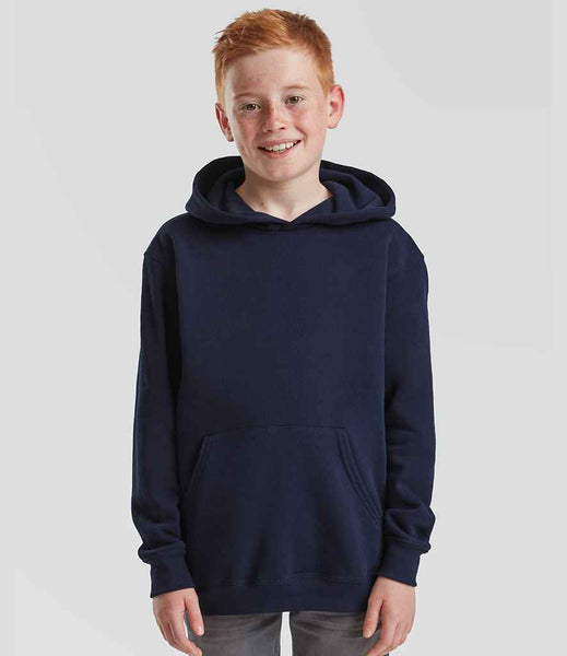 Fruit of the Loom Kids Classic Hooded Sweatshirt | SS14B | Deep Navy