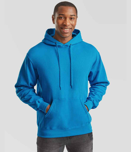 Fruit of the Loom Classic Hooded Sweatshirt | SS14 | Azure