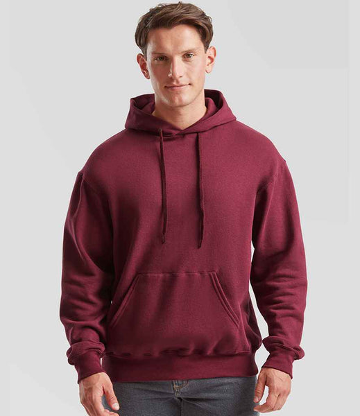 Fruit of the Loom Classic Hooded Sweatshirt | SS14 | Burgundy