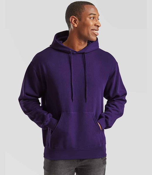 Fruit of the Loom Classic Hooded Sweatshirt | SS14 | Purple