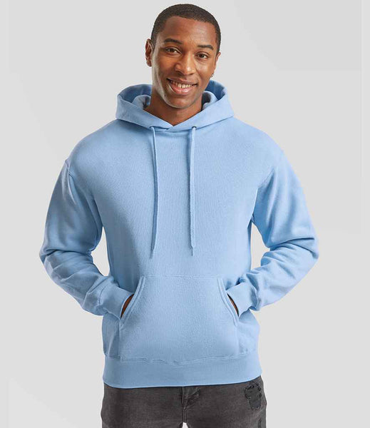 Fruit of the Loom Classic Hooded Sweatshirt | SS14 | Sky Blue