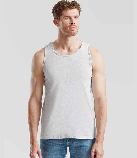 Fruit of the Loom Athletic Vest | SS18 | Heather Grey