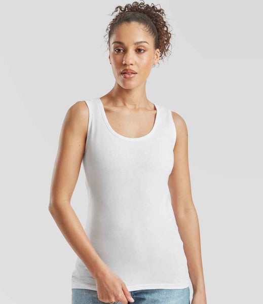 Fruit of the Loom Lady Fit Value Vest | SS704 | White
