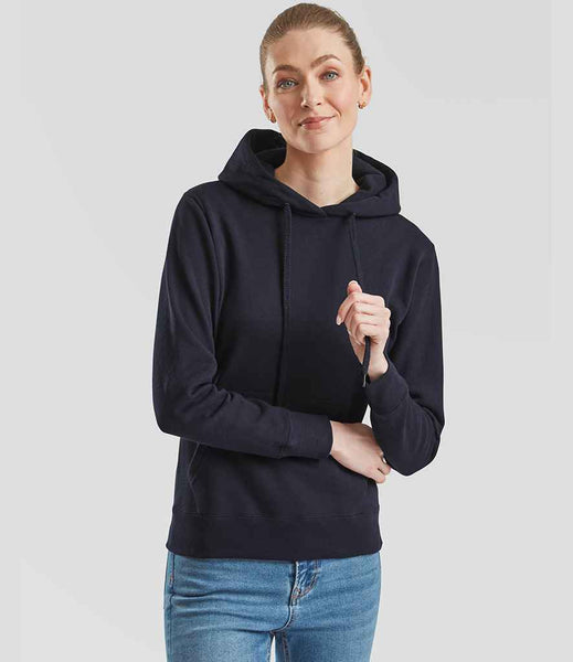 Fruit of the Loom Classic Lady Fit Hooded Sweatshirt | SS801 | Deep Navy