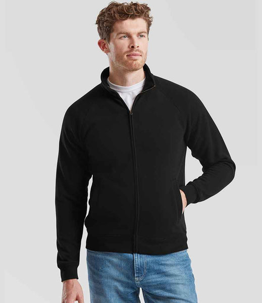 Fruit Of The Loom Sweat Jacket | SSE92 | Black
