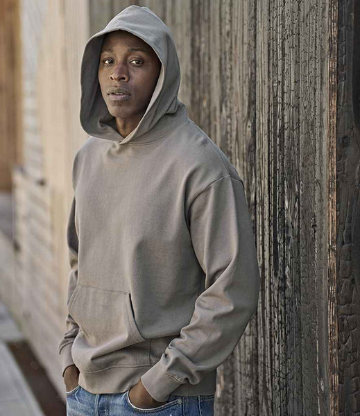 Tee Jays Unlabeled Heavy Loose Fit Hooded Sweatshirt | T5162 | Cement Model