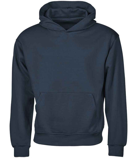 Tee Jays Unlabeled Heavy Loose Fit Hooded Sweatshirt | T5162 | Ink Blue Front