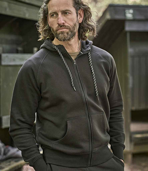 Tee Jays Fashion Zip Hooded Sweatshirt | T5435 | Black