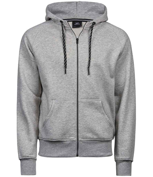Tee Jays Fashion Zip Hooded Sweatshirt | T5435 | Heather Grey